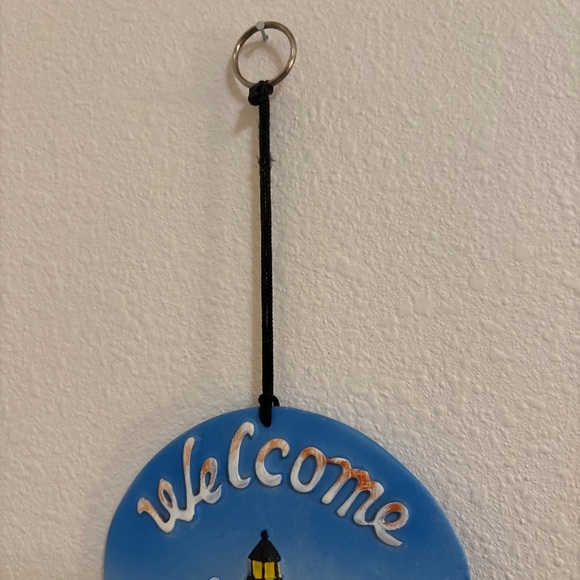 Lighthouse Sailboats Windchimes Outdoor Garden Nautical Resin 19” - Picture 3 of 6